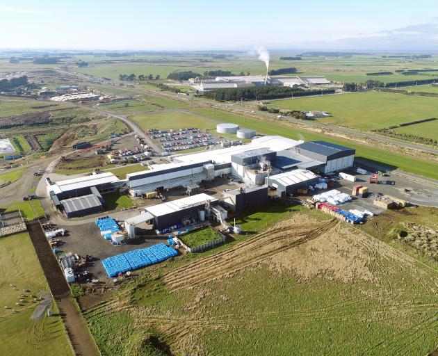 An aerial view of the South Pacific Meats site at Awarua in Southland. PHOTO: STEPHEN JAQUIERY