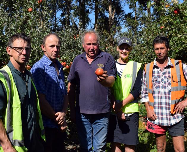A group of Teviot Valley orchardists calling for the Government to allow more workers from the...
