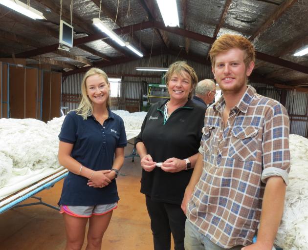 NZ Merino cadet Olivia Anderson (left) and area manager Katrina Bishop, came from Cromwell to...