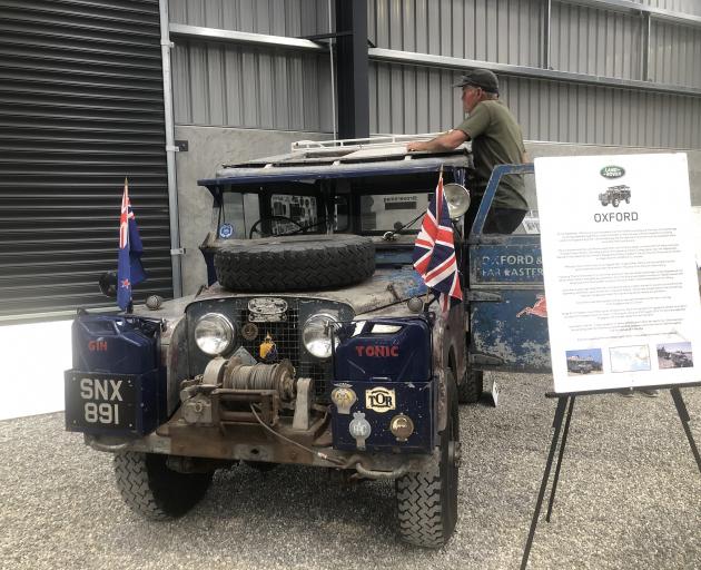 Rod Corbett takes care of ‘‘the Oxford’’ Land Rover, arguably the most famous Land Rover in the...