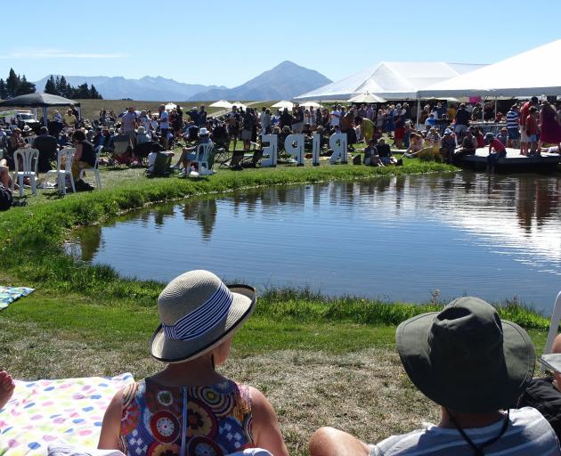 The inaugural Wanaka Ripe food and wine festival held at Corbridge Estate under blue skies and...