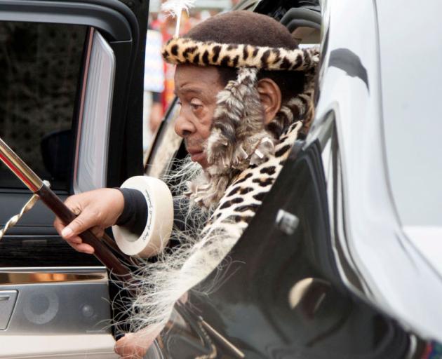 Zulu King Goodwill Zwelithini is seen during Heritage Day celebrations. Photo: Getty Images Zulu King Goodwill Zwelithini is seen during Heritage Day celebrations. Photo: Getty Images