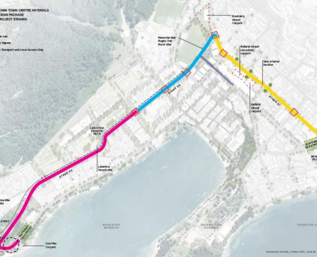The arterial route will be built in three stages. Photo: Supplied