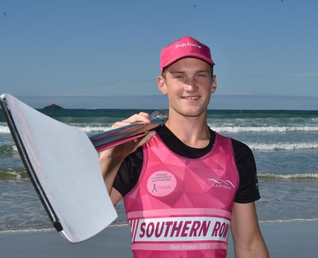  After several postponements, Dunedin rower Ben Mason is now aiming to start his marathon...