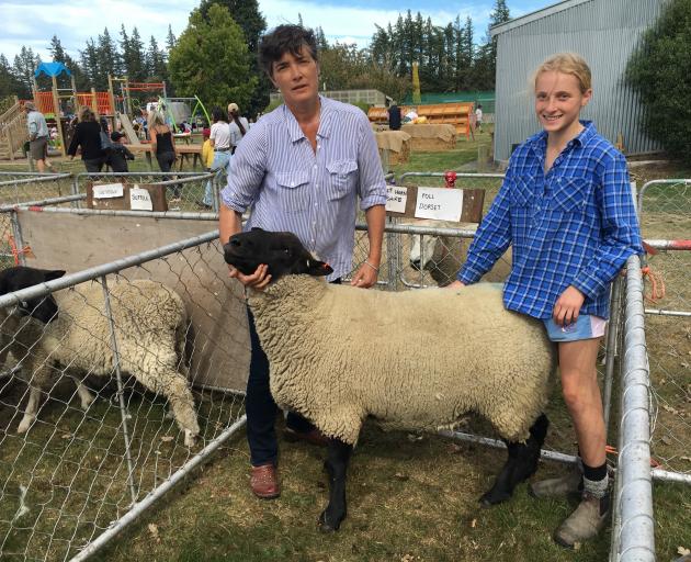 Annabel Tripp and her daughter Georgie Veronese (14) were thrilled to win supreme champion sheep...