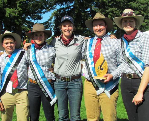The New Zealand Hereford Youth team won the young breeders’ competition at the World Hereford...