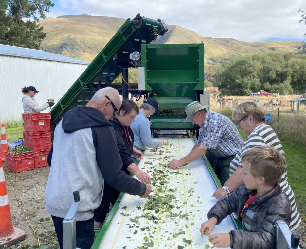 A hop harvester has been bought for the farm.
