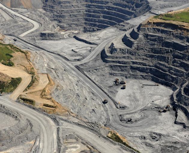 The East Otago pit is owned by OceanaGold. Photo: supplied 