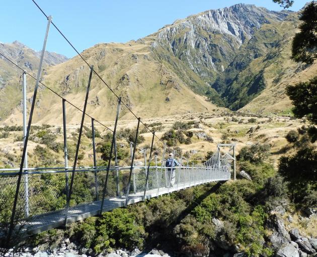 A bridge near the start of the track.