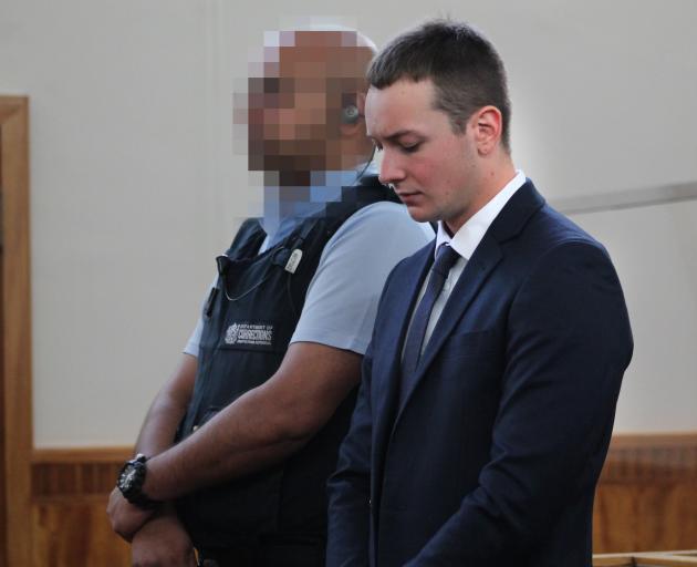 Jack Harrington appears on the first day of his jury trial in the Invercargill District Court,...