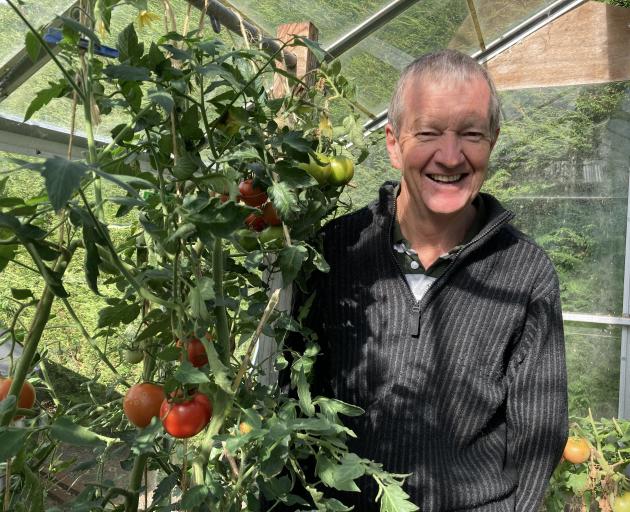 Former Balclutha rural postie David Fenton doing what he loves at his country home. PHOTO: MARY...