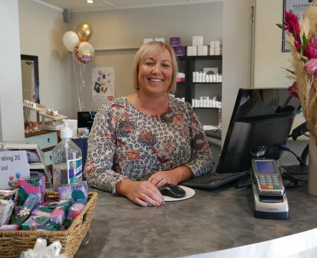 Vibe Hair & Skin Therapy owner Vicki Woodrow bought the salon 20 years ago this week. PHOTO:...
