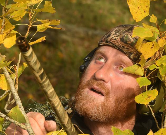 Duck-shooter Tim Cossens will be looking to the skies for his next meal when the season starts...