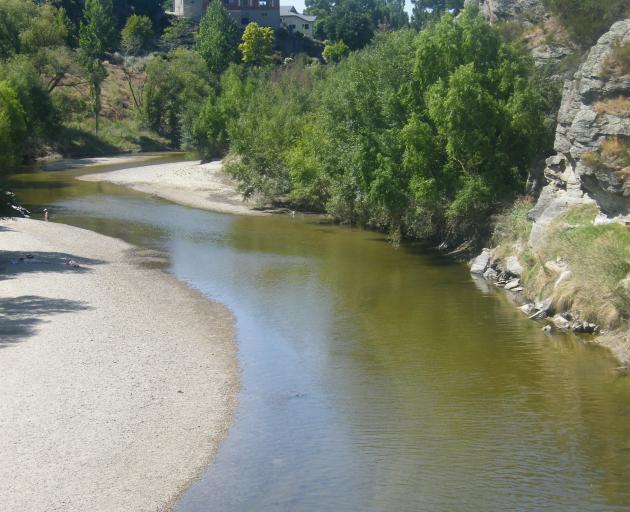 A view of the Manuherikia River from the Shaky Bridge. PHOTO: ADAM BURNS