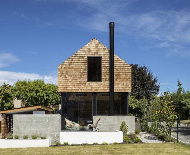 Staying in a compact holiday home in the mountains, the owners of this property saw that a small,...