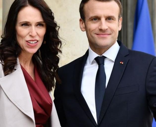 Jacinda Ardern met with Emmanuel Macron in Paris in May 2019 to discuss the Christchurch Call....