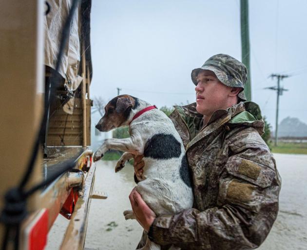 NZDF help with evacuations and rescues. Photo / NZDF