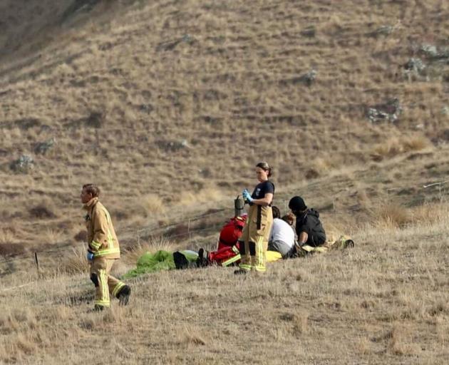 Police are responding to reports of a paraglider crash in Canterbury. Photo: George Heard