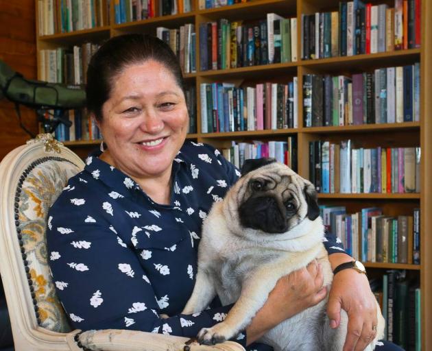 Professor Cindy Kiro, pictured with her pug Pebbles, has been made a Dame Companion of the New...