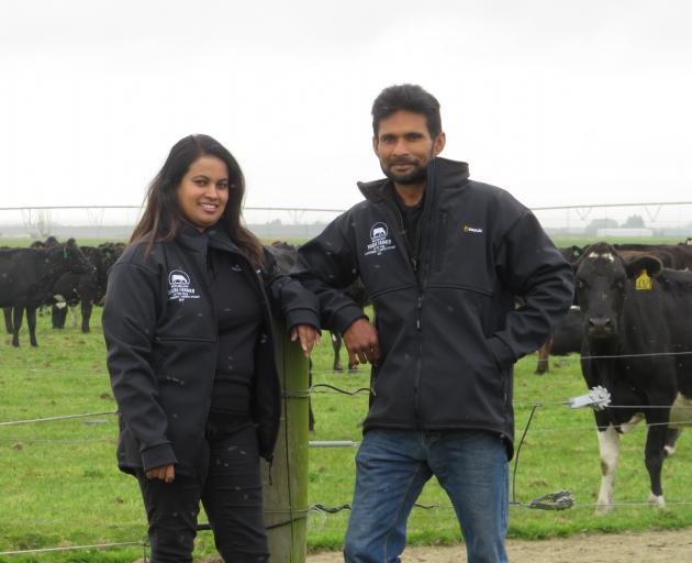 Dairy farmers Nadeeka and Dinuka Gamage love being their own bosses and working outdoors with...