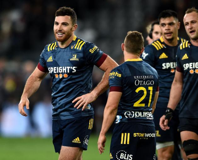 The Highlanders beat the Reds 40-19 at Forsyth Barr Stadium last night, winning the first game of the new Super Rugby Trans-Tasman competition. Photo: Getty Images