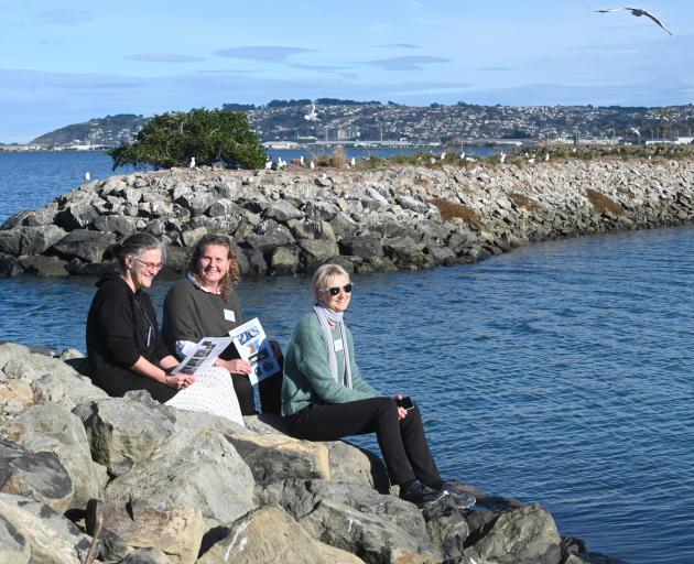 Teachers (from left) Bethan Dempster, of Carisbrook School, Rebecca Miller, of Taieri College,...