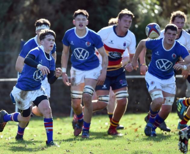 Southland Boys' faced John McGlashan earlier this week. Photo: PETER MCINTOSH