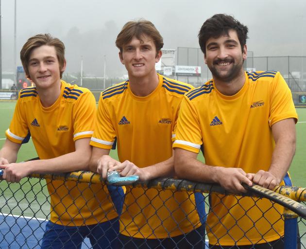 Ward brothers (from left) Patrick, Finn and Jordan will all turn out for the Otago senior team...