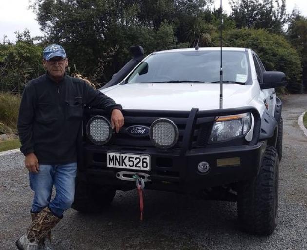 Russell Bryant with his Ford Ranger. Photo: Supplied 