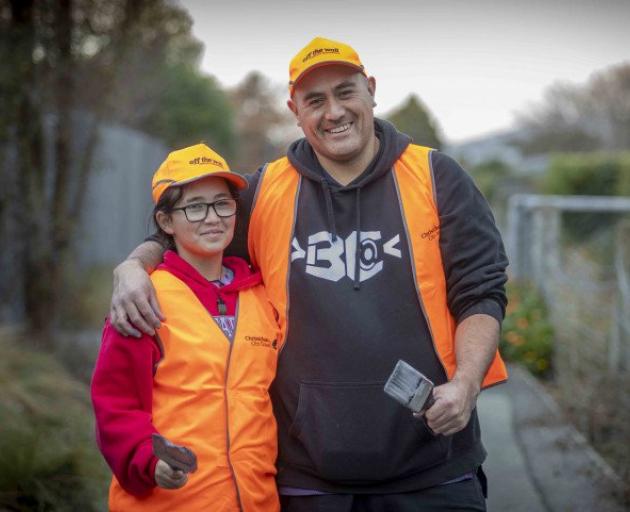 Ben and Nevaeh McCallum. Photo: Newsline