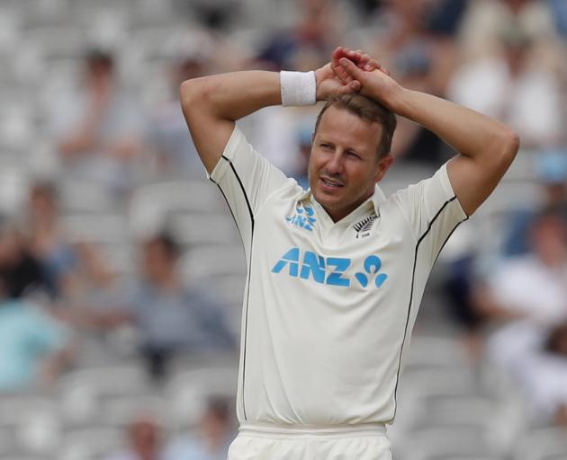 New Zealand's Neil Wagner reacts. Photo: Reuters