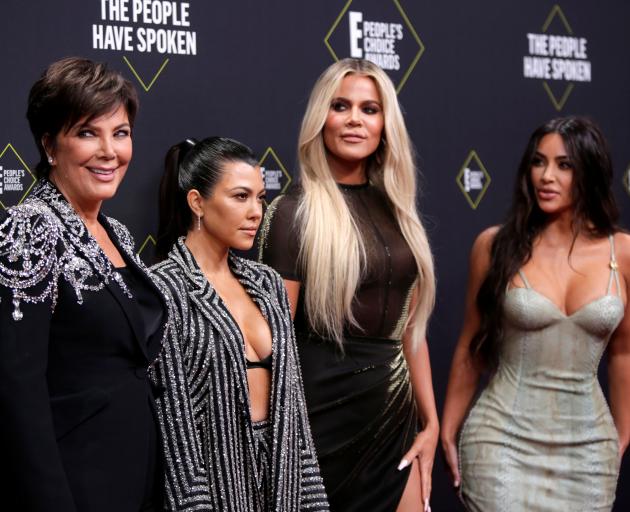 From left: Kris Jenner, Kourtney Kardashian, Khloe Kardashian and Kim Kardashian. Photo: Reuters 