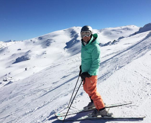 The writer on Cardrona's southern boundary. Willow's Basin is in the background. Photo: Chris...