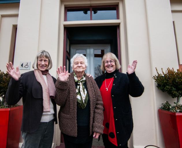 Stepping down as organisers of the Alexandra Blossom Festival Senior Queen competition (from left...