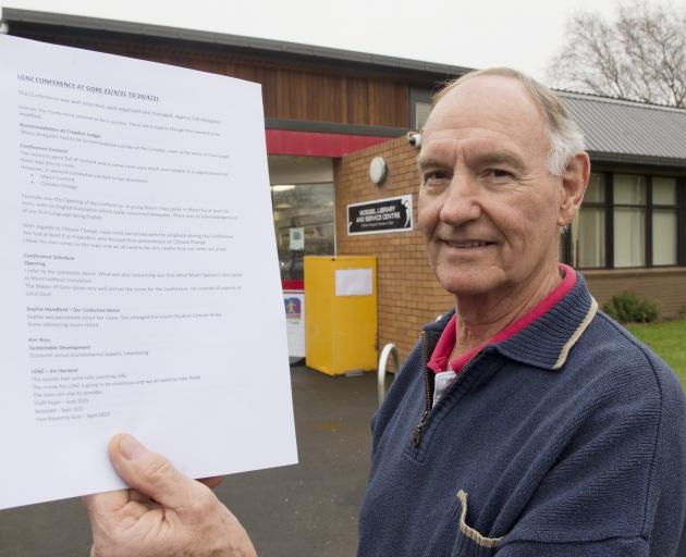 Mosgiel Taieri Community Board member Brian Peat. PHOTO: GERARD O'BRIEN