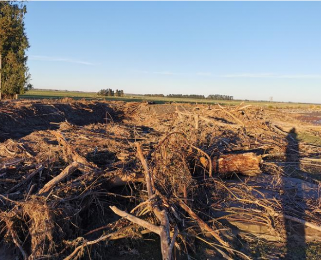 More flood damage at Anna Dale farm Photo: Anne-Marie Allen