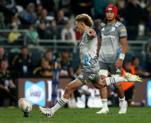 Damian McKenzie kicked the winning goal in extra time for the Chiefs against the Highlanders at...