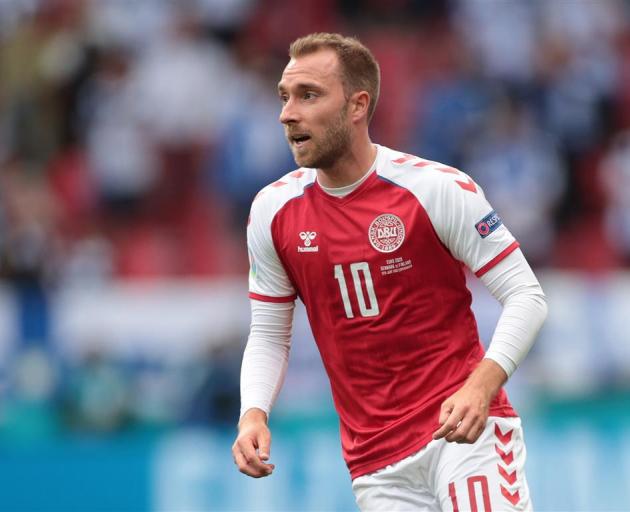 Christian Eriksen collapsed suddenly in the 42nd minute of the match against Finland while...