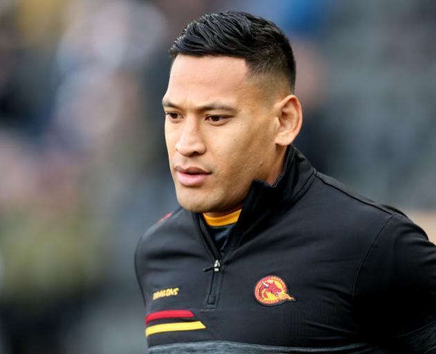 Israel Folau has been released from his French team. Photo: Getty Images 