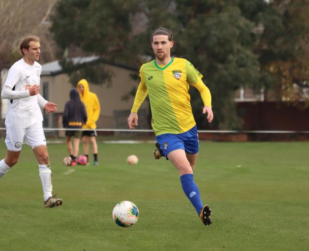 Cashmere Technical goalscorer Garbhan Coughlan was on target during the title-clinching draw with...