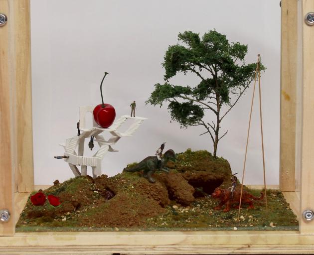 Diorama by Jerry Howlett. PHOTOS: SUPPLIED
