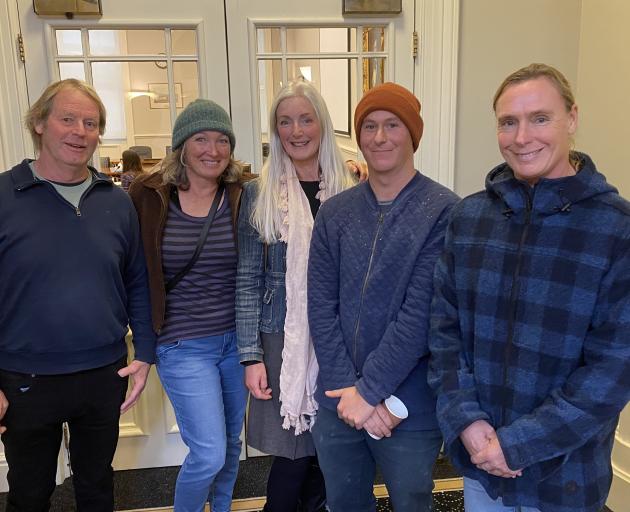 Brighton and south coast surfers (from left) Graham Carse, Kiri Fraser, Vianney Santagati, Jimi...