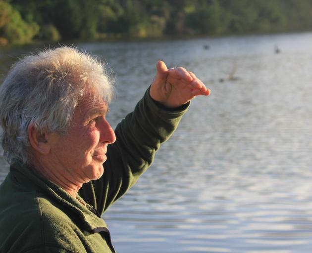 Avid bird-watcher Nick Beckwith, of Warrington, admires the view at Tomahawk Lagoon and imagines...