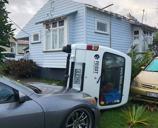 The front yard of a Papatoetoe home. Photo / Facebook