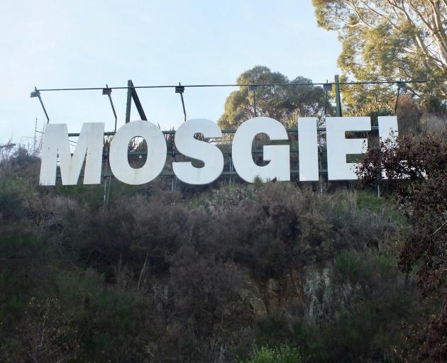 The ‘‘iconic’’ Mosgiel sign is to be revamped. PHOTO: GILLIAN VINE