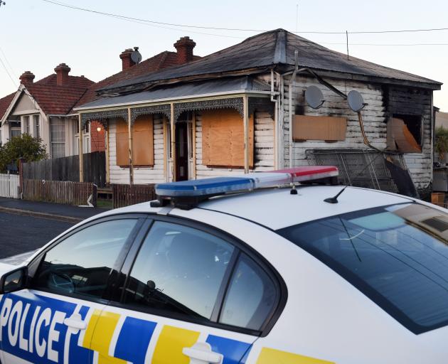 This Wesley street house was the scene of a double killing. Photo: Stephen Jaquiery