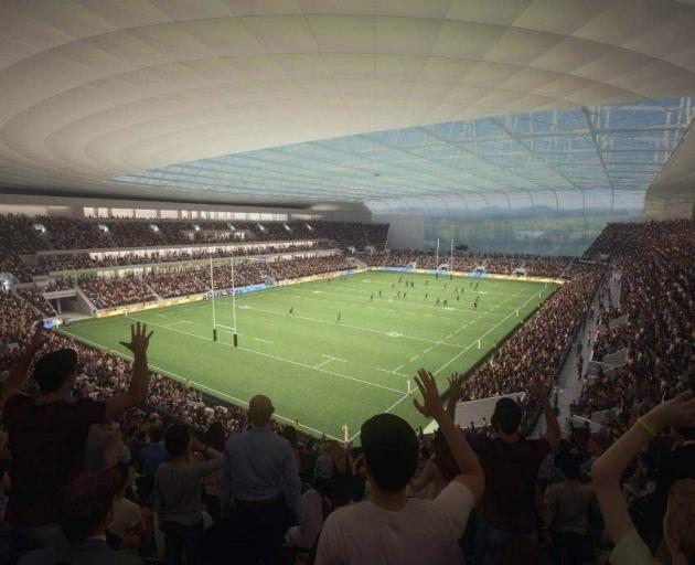 An artist’s impression of a potential design for the new stadium. Image: newsline / CCC