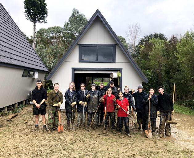 The students are between 16 and 18-years old. CREDIT: OUTWARD BOUND/SUPPLIED