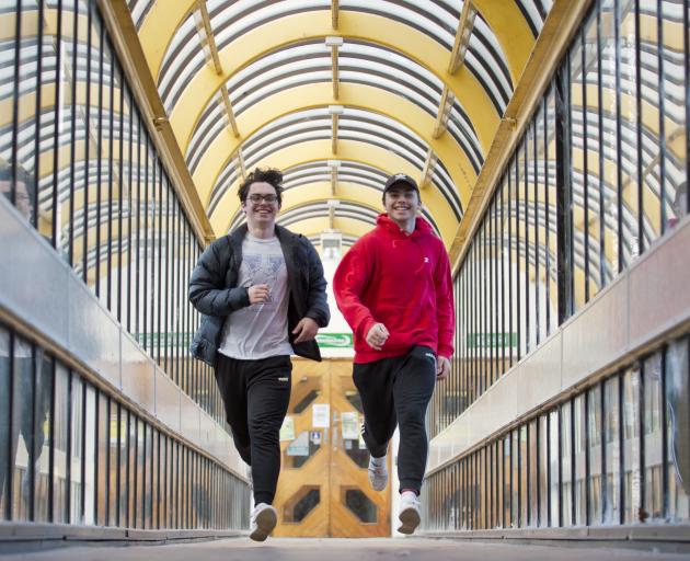 Artificial pancreas trial participants Josh (left) and Ben Stoddart. PHOTOS: GERARD O'BRIEN