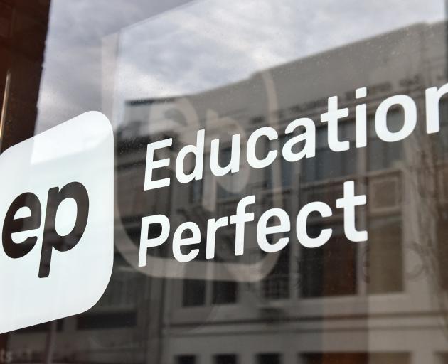 Not so perfect? Education Perfect’s head office in Vogel St, Dunedin. Photo: Gregor Richardson